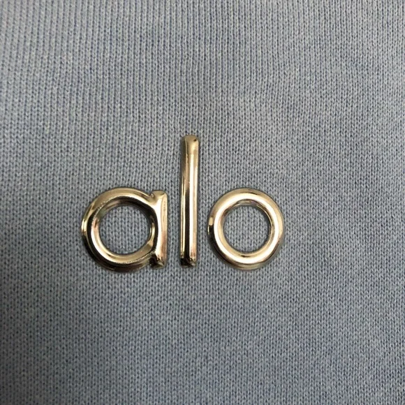 Alo Yoga Accolade Hoodie Seashell Blue XS - Picture 8 of 10